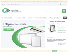 Tablet Screenshot of ledlumin.cz